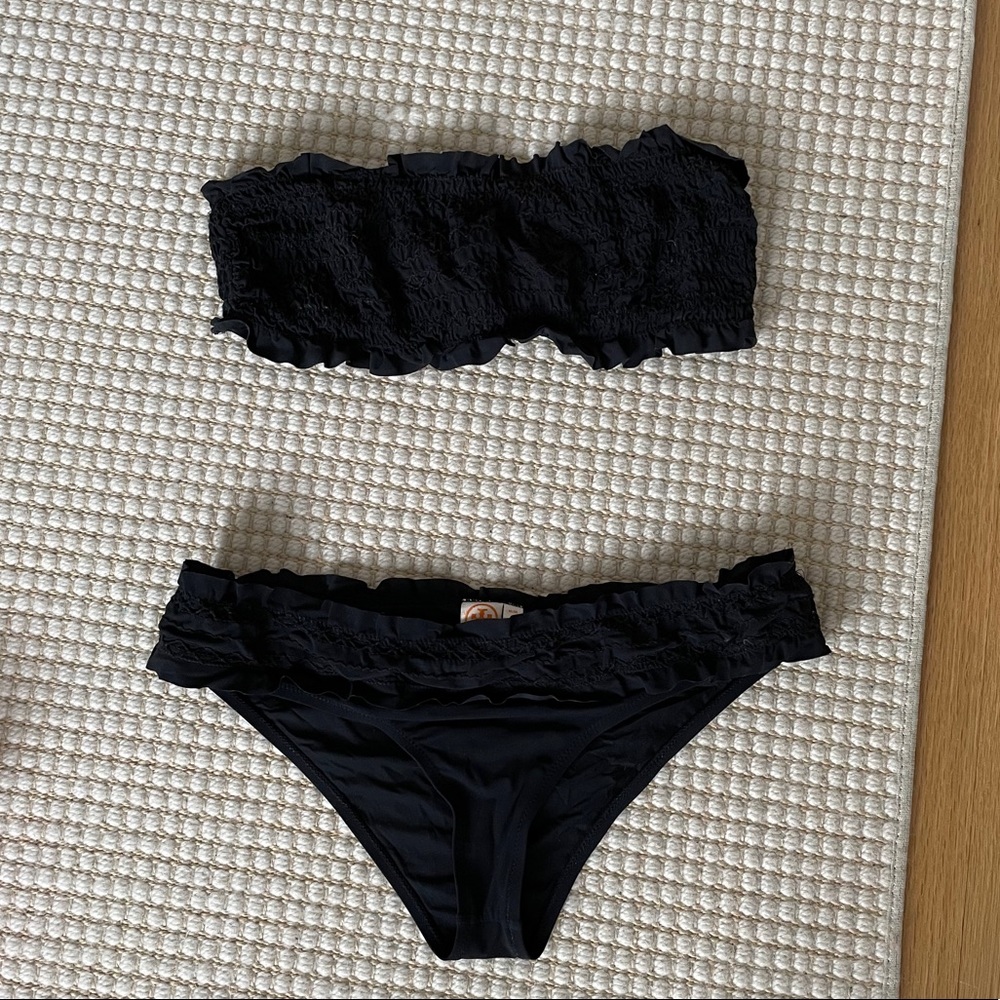 TORY BURCH Black costa bikini